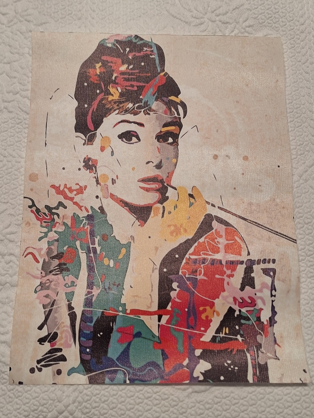 Audrey Hepburn canvas print